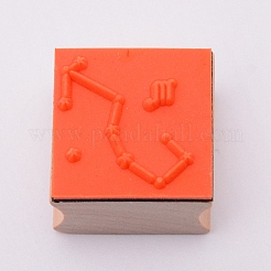Timbres en bois&nbsp;DIY-WH0175-46H