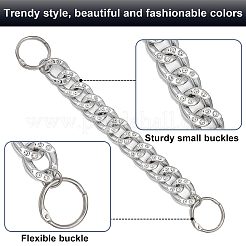 4 pz 2 colori catene acriliche e strass&nbsp;DIY-GF0007-02