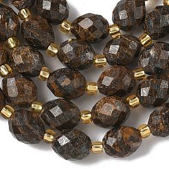 Природные бронзитом бисер нитей G-F809-A07-01