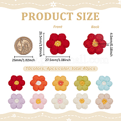 40 шт. 10-х цветные хлопковые нитки для вышивки&nbsp;PATC-FG0003-37