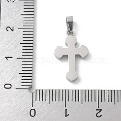Ciondoli in acciaio inossidabile 304 con micro pavé di zirconi cubici&nbsp;LS-STAS-Z107-08P-10