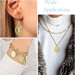 12 шт. 6 стиля латунные подвески с цирконием&nbsp;KK-CJ0002-19