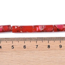 Окрашенные синтетические нити из имперской яшмы&nbsp;G-P529-D01-A03