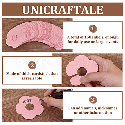 Бумажные подвески для бокалов для вина&nbsp;AJEW-WH0080-13H