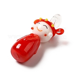 Manuelle Bunte Malerei Anhänger & Charms&nbsp;LAMP-G156-13