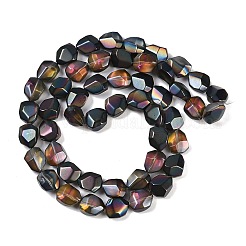 Стеклянные бусины с гальваническим покрытием &nbsp;EGLA-C009-01A-HP01