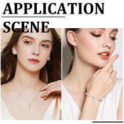 10 шт. 925 серебряных шурупа для крепления колышков STER-BBC0008-51P