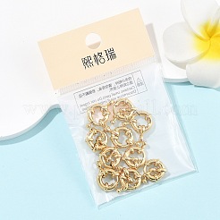 Латунная застежка пружинного кольца&nbsp;XGR0021G-45G