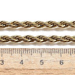 Ожерелья из цепочек-веревок из нержавеющей стали 304 NJEW-P047-40