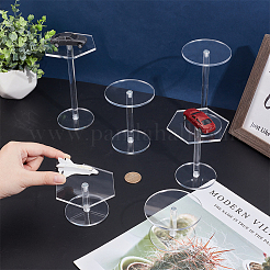 8 комплект акриловых стеллажей для хранения в 6 стилях AJEW-NB0006-30