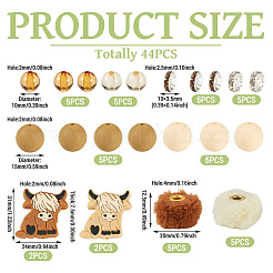 Силиконовые бусины&nbsp;FIND-TA0008-90B