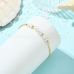 Verstellbare Armbänder mit Schiebeverschluss aus Messing&nbsp;BJEW-JB14044