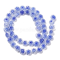 Ручной работы millefiori стеклянные бусины нитки LAMP-G164-12I