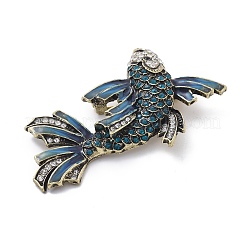 Эмалевые булавки в виде золотой рыбки JEWB-E041-01AB-01