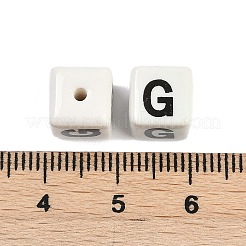 Perles en porcelaine&nbsp;X1-PORC-R003-08G