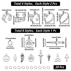 Набор для самостоятельного изготовления кольца-подвески DIY-SC0023-60