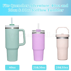 4 шт. 4-цветные силиконовые противоскользящие накладки на дно чашки AJEW-BC0002-22