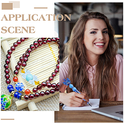 60 шт. Непрозрачные акриловые бусины&nbsp;MACR-ME0001-15