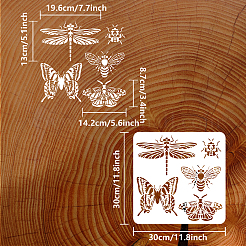 Трафареты для рисования домашних животных&nbsp;DIY-WH0391-0559