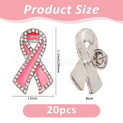 20 шт. эмалевые булавки из шелковой ленты JEWB-FH0001-72