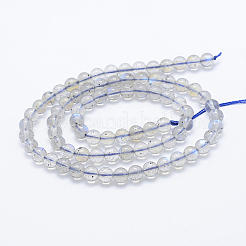 Природные лабрадорита бисер нитей G-J373-14-5mm