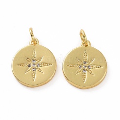 Латунные микро проложить кубического циркония подвески KK-E068-VF046