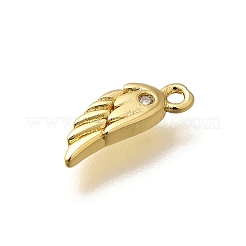 Латунные микропаве прозрачные кубические циркониевые подвески KK-M313-43G