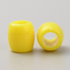 Пластиковые европейские бусины&nbsp;KY-WH0036-89B