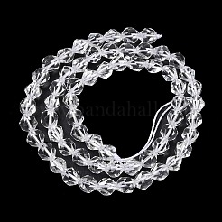 Синтетический кристалл кварца бусины нити G-Z119-A42-01