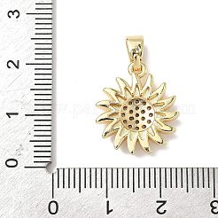 Латунные микро проложить кубического циркония подвески&nbsp;ZIRC-I356-16G-01