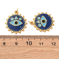 Подвески из нержавеющей стали 304 с эмалью STAS-U061-35G-03