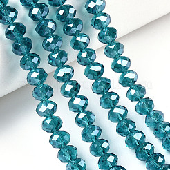 Chapelets de perles en verre électroplaqué&nbsp;LS-EGLA-A034-T1mm-A33