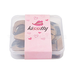 20шт 10 стильные подвески из смолы и орехового дерева&nbsp;RESI-KS0001-06