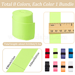 8 комплект из 8 цветов искусственной кожи&nbsp;DIY-SP0005-45A