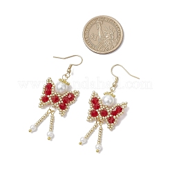 Серьги-подвески в виде бабочки&nbsp;EJEW-MZ00429-03