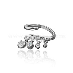 Латунные кольца из манжеты с прозрачным цирконием&nbsp;FS-WG905BE-01