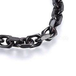 Ожерелья из нержавеющей стали 304 с цепочкой из троса NJEW-H493-18B