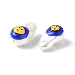 Бусины из ракушечной эмали&nbsp;BSHE-G032-01C