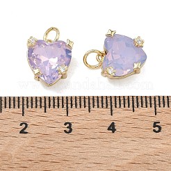 Латунные микро проложить кубического циркония подвески&nbsp;KK-C251-13G-01