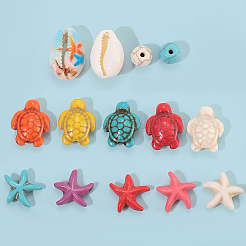 Наборы для самостоятельного изготовления бижутерии на морскую тематику DIY-SC0030-41