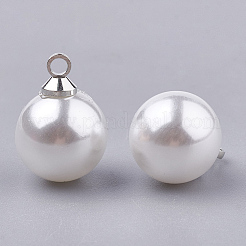 Anhänger aus umweltfreundlichen Kunstperlen aus Kunststoff&nbsp;LS-MACR-T020-12mm