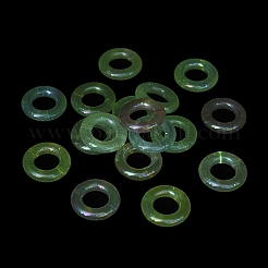 Светящиеся акриловые бусины с УФ-покрытием LACR-R001-02A