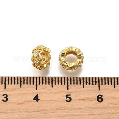 Латунные микро проложить Цирконий Европейский бисером&nbsp;KK-C106-12G