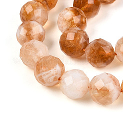 Природный желтый кварц нитей бисера G-S345-10mm-18-01