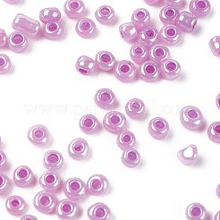 ガラスシードビーズ  セイロン  ラウンド  ミディアム蘭  12/0  2mm  穴：1mm  約30000個/ポンド&nbsp;SEED-A011-2mm-155
