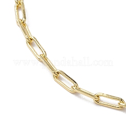 Colliers chaîne trombone en laiton&nbsp;NJEW-JN04842