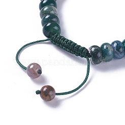 Bracelets réglables de perles tressées avec cordon en nylon&nbsp;BJEW-F369-C08