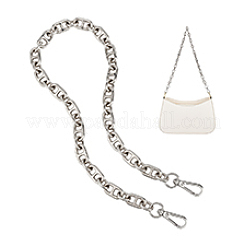 Taschenketten aus ovalen Gliederketten aus Legierung&nbsp;DIY-WH0622-543