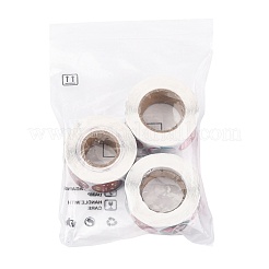 3 рулон самоклеящихся бумажных наклеек с круглыми точками в рождественском стиле&nbsp;DIY-FS0010-32B