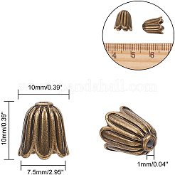 Тибетского стиля колпачков TIBEB-NB0001-12